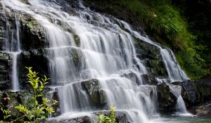 Preview wallpaper waterfall, cascade, landscape, nature