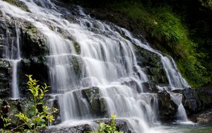 Preview wallpaper waterfall, cascade, landscape, nature
