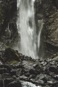 Preview wallpaper waterfall, current, stones