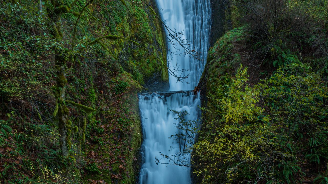 Wallpaper waterfall, landscape, cascade, nature