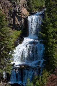 Preview wallpaper waterfall, river, forest, water, stream