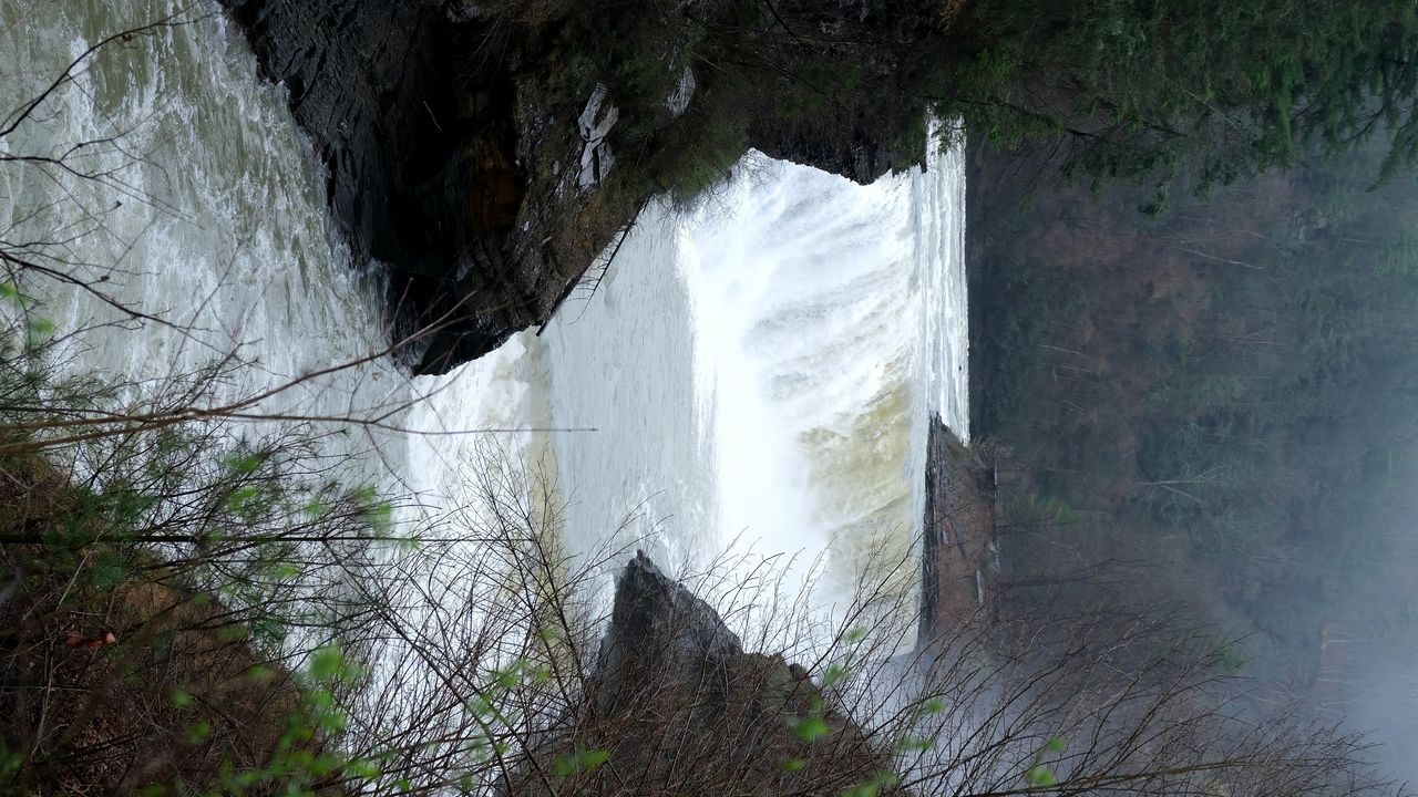 Wallpaper waterfall, river, landscape, nature