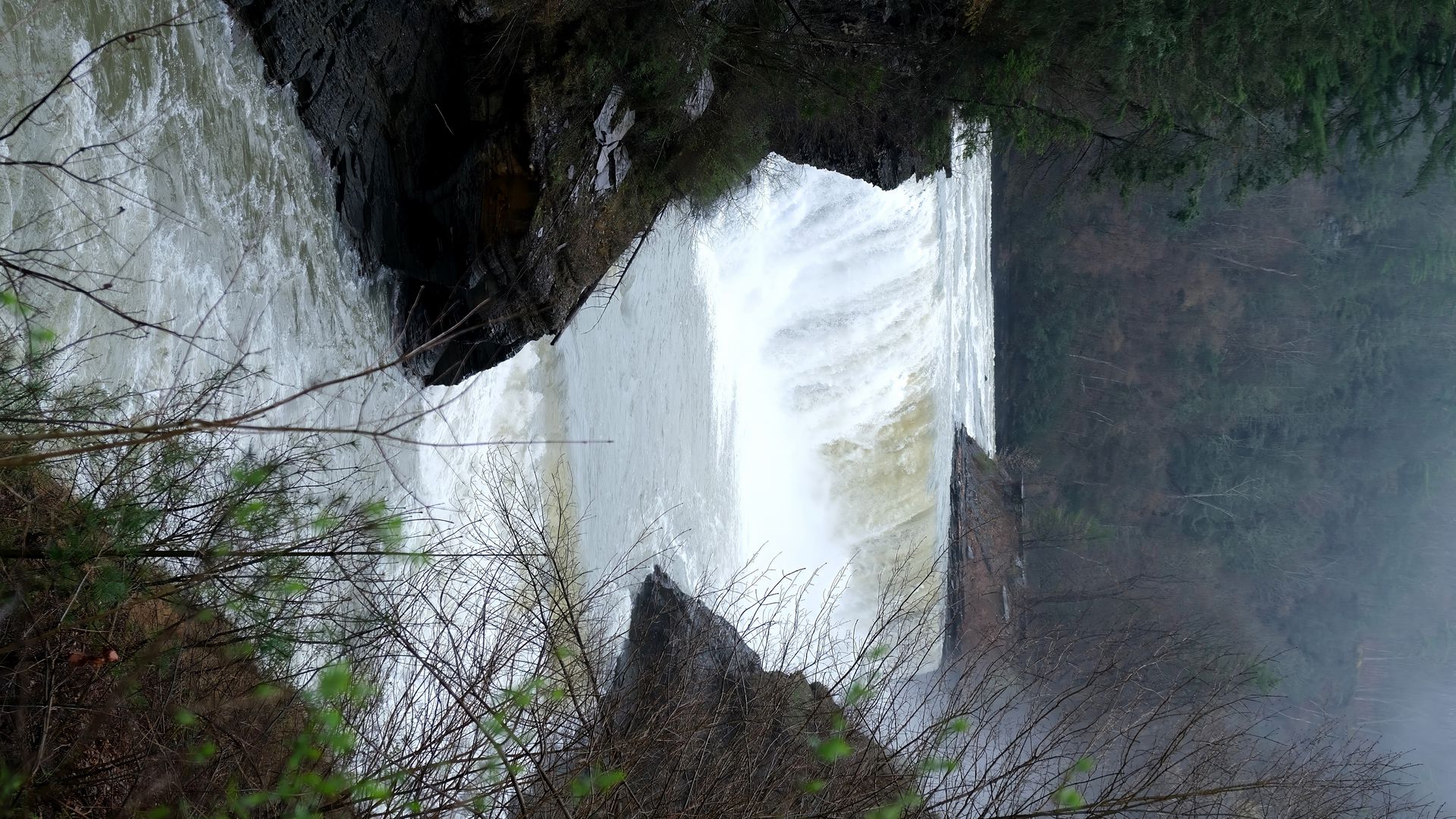 1920x1080 Wallpaper waterfall, river, landscape, nature