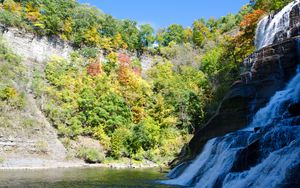 Preview wallpaper waterfall, river, landscape