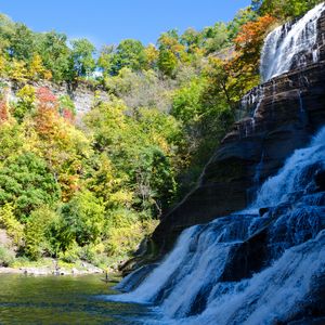 Preview wallpaper waterfall, river, landscape