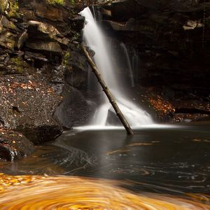 Preview wallpaper waterfall, river, rocks