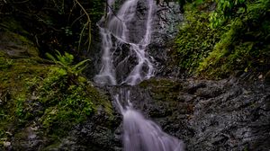 Preview wallpaper waterfall, river, stream, rock, water