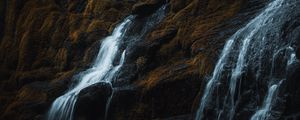 Preview wallpaper waterfall, rocks, relief, water, stream