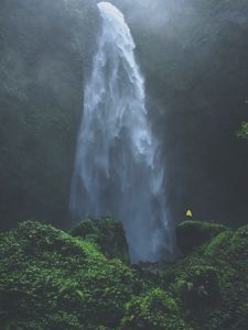 Preview wallpaper waterfall, solitude, loneliness, landscape