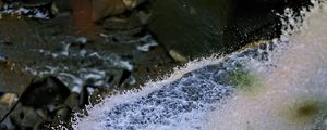 Preview wallpaper waterfall, splashes, drops