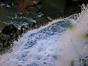 Preview wallpaper waterfall, splashes, drops