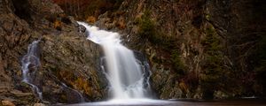 Preview wallpaper waterfall, stones, flow, cascade