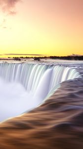 Preview wallpaper waterfall, stream, water, horizon