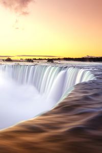 Preview wallpaper waterfall, stream, water, horizon