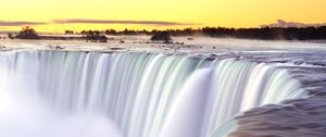 Preview wallpaper waterfall, stream, water, horizon