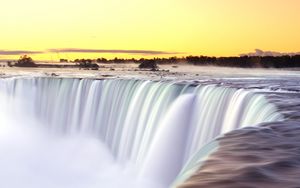 Preview wallpaper waterfall, stream, water, horizon