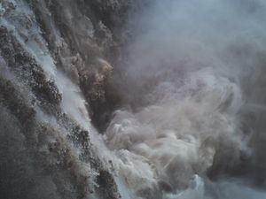 Preview wallpaper waterfall, water, spray, stream