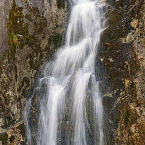 Preview wallpaper waterfall, water, stream, rock