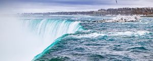 Preview wallpaper waterfall, waves, nature