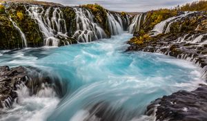 Preview wallpaper waterfalls, cascade, landscape, nature, water