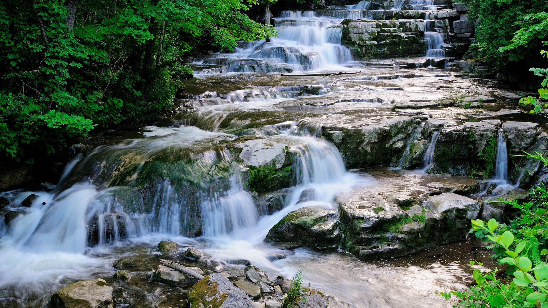 Download wallpaper 1920x1080 waterfalls, river, rapids, landscape full ...