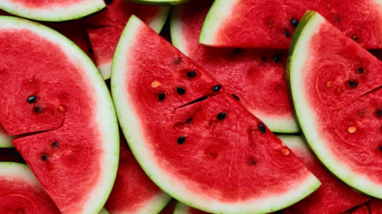 Wallpaper watermelon, berry, ripe, juicy, red