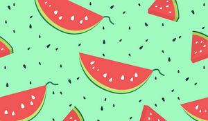 Preview wallpaper watermelon, pattern, berry, fruit