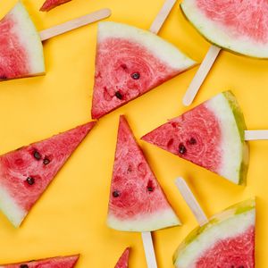 Preview wallpaper watermelon, slices, red, ripe, fruit