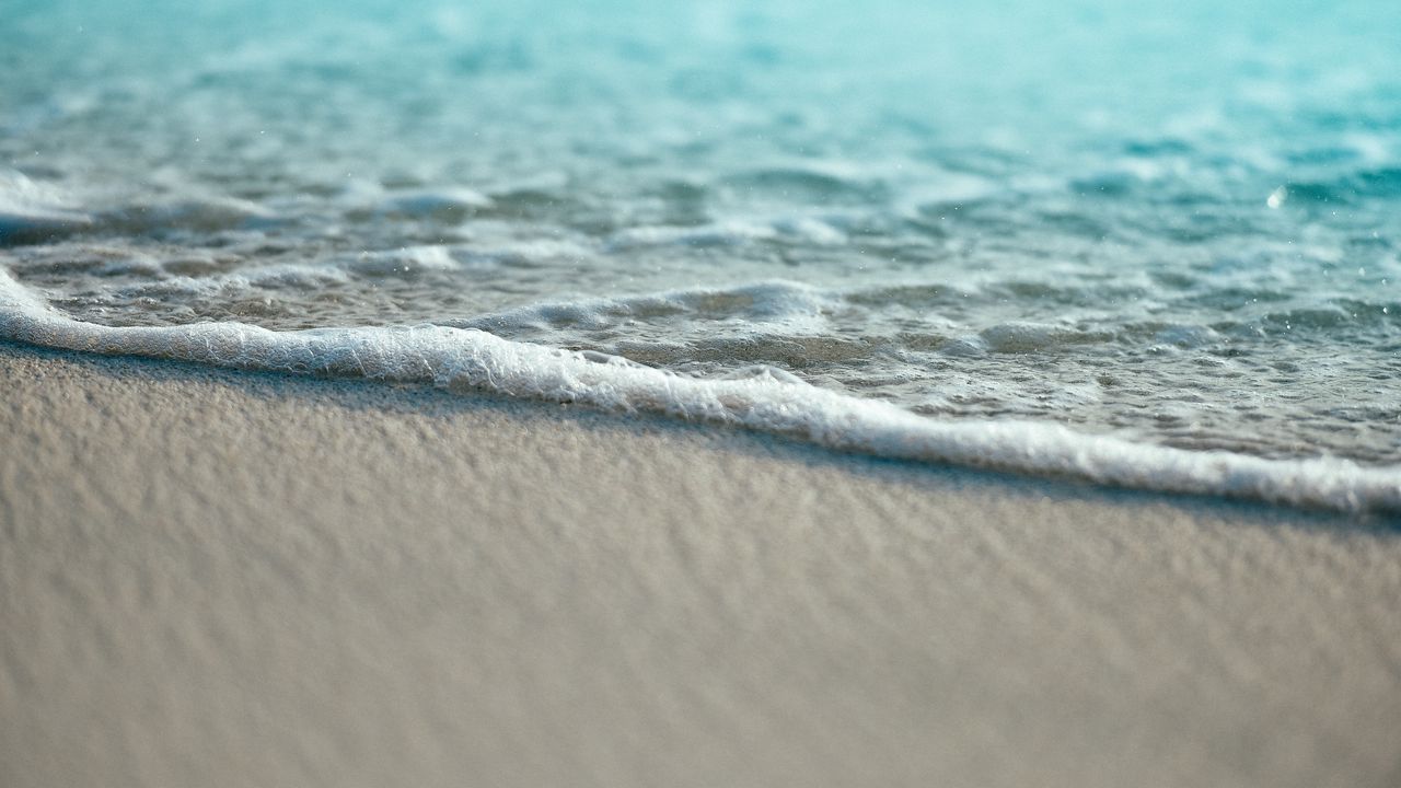 Wallpaper wave, beach, sand, sea, coast