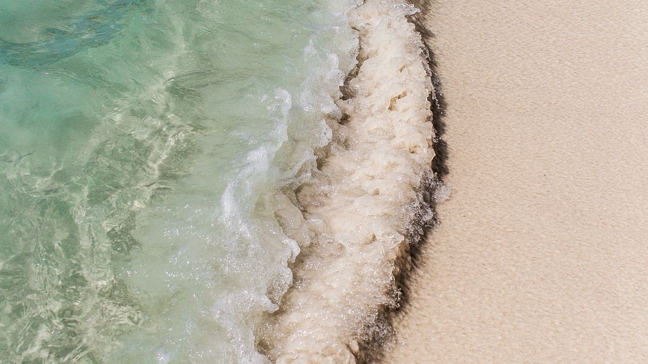 Wallpaper wave, beach, sea, water, sand