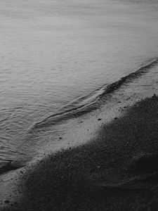 Preview wallpaper wave, coast, pebbles, sea