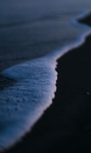 Preview wallpaper wave, foam, beach, water