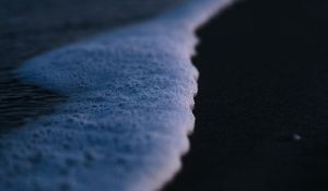 Preview wallpaper wave, foam, beach, water