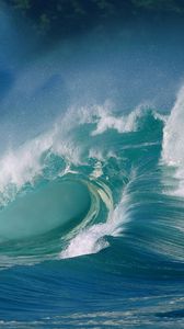 Preview wallpaper wave, ocean, splash, sea, force, splashes