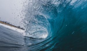Preview wallpaper wave, ocean, spray