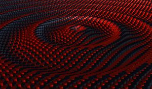 Preview wallpaper wave, relief, 3d, texture, optical illusion
