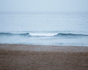 Preview wallpaper wave, sea, beach, water, sand