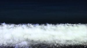 Preview wallpaper wave, sea, night, sea foam