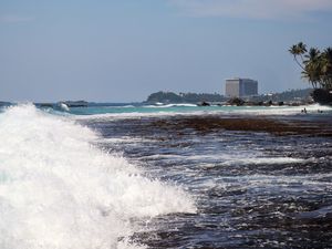 Preview wallpaper wave, sea, ocean, splashes, shore