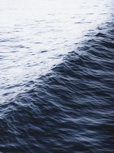 Preview wallpaper wave, sea, ripples, water