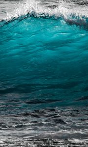 Preview wallpaper wave, sea, surf, ocean, foam, turquoise