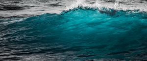 Preview wallpaper wave, sea, surf, ocean, foam, turquoise