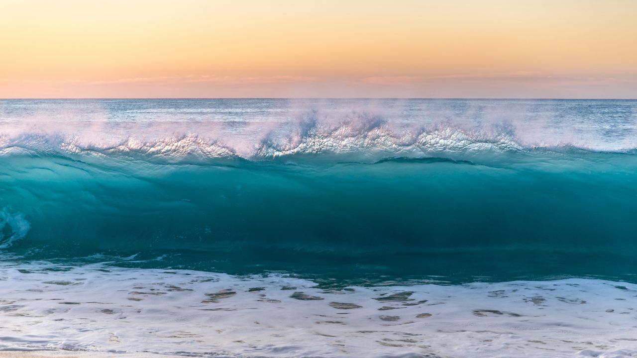 Wallpaper wave, sea, surf, water, spray, foam