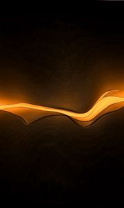 Preview wallpaper wave, shadow, fire, light