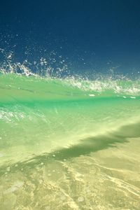 Preview wallpaper wave, splashes, splash, coast, drops