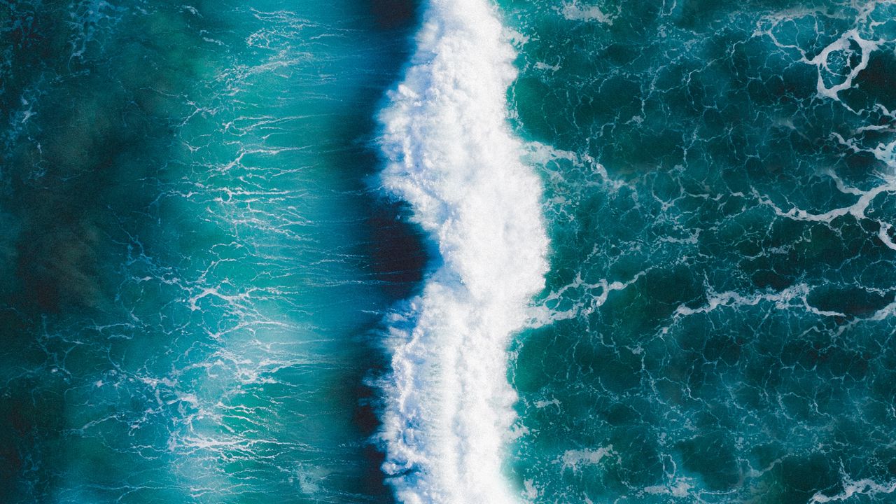 Wallpaper wave, surf, ocean, foam