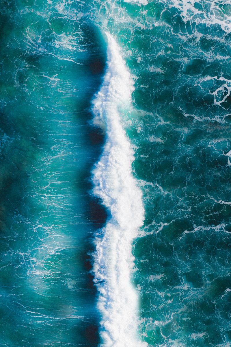 800x1200 Wallpaper wave, surf, ocean, foam