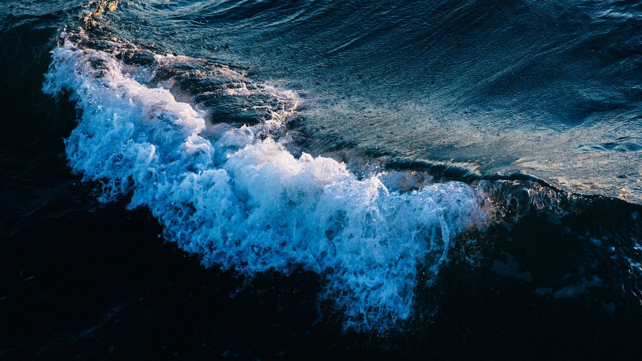 Wallpaper wave, water, ocean, storm