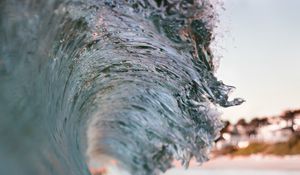 Preview wallpaper wave, water, sea, spray, surf