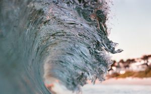 Preview wallpaper wave, water, sea, spray, surf